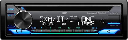 JVC KD-T920BTS Car Stereo with Bluetooth, Front USB, AUX, Amazon Alexa, SiriusXM Radio Ready, Hi-Power Amplifier