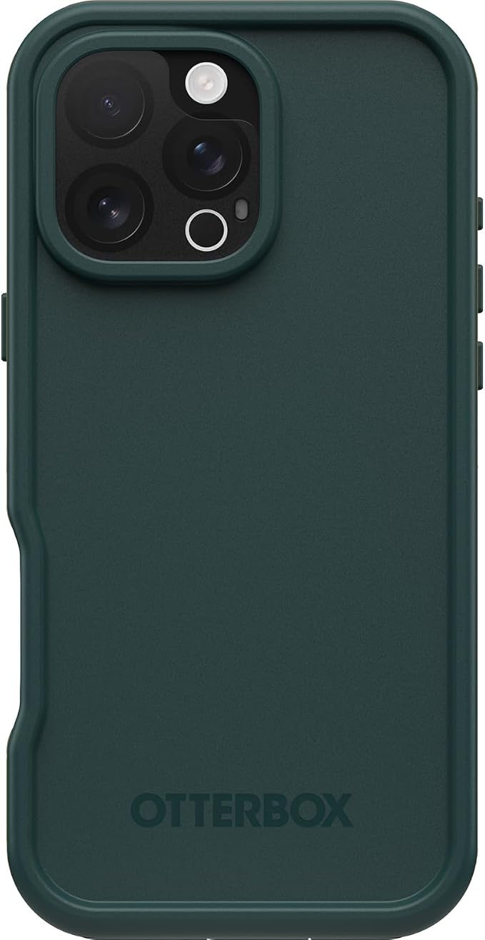 OtterBox iPhone 16 Pro Max FRĒ Series Waterproof Case with MagSafe (Designed by LifeProof) - Sagebrush Green, Waterproof, 60% Recycled Plastic, Sleek and Stylish