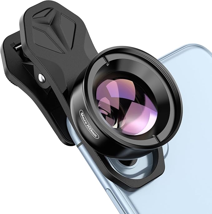 Evil eye 10X Macro Phone Lens Kit for Smartphone with Universal Clip, Professional Macro Photography Lens for iPhone, Samsung and Most of Android Smartphone