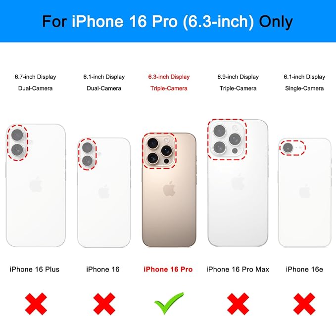 Hocase for iPhone 16 Pro Case 6.3", Heavy Duty Shockproof Protection Soft Silicone Rubber+Hard Plastic Bumpers Hybrid Protective Case for iPhone 16 Pro 2024 - Mandala in Galaxy