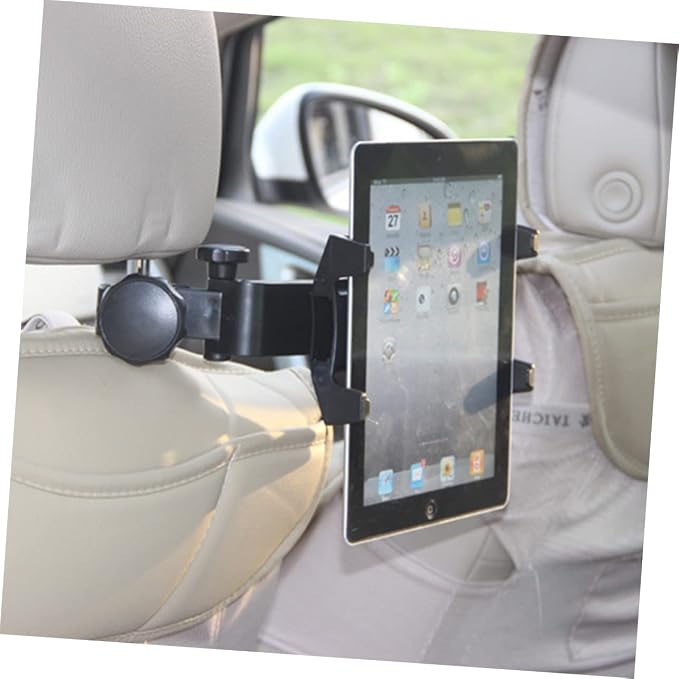 CHILDWEET Adjustable Car Tablet Phone Stand Car Mount Bracket Seat Headrest Holder Heavy Duty Slip Design