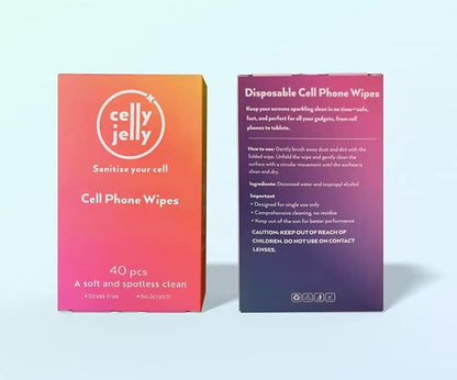 Cell Phone Wipes, 40 Pieces, Soft and Streak-Free