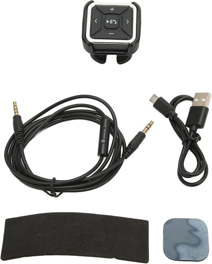 Bluetooth Audio Adapter, Bike Motorcycle Car Bluetooth Remote Controller Steering Wheel Media, IPX4 Waterproof, for OS X, for Android