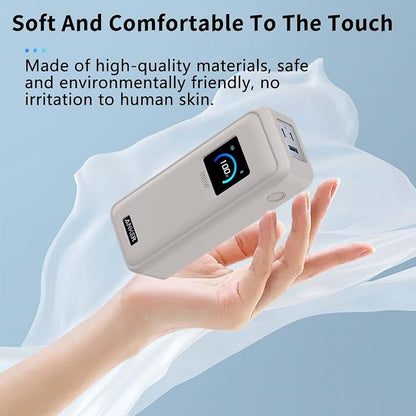 Case for Anker Prime Power Bank(26,250mAh 300W),NOUKAJU Silicone Protective Case,Drop-Proof,Scratch-Proof,Shock-Proof,Dust-Proof,Protective Cover for Anker Prime 26,250mAh Power Bank 300W(Gray)