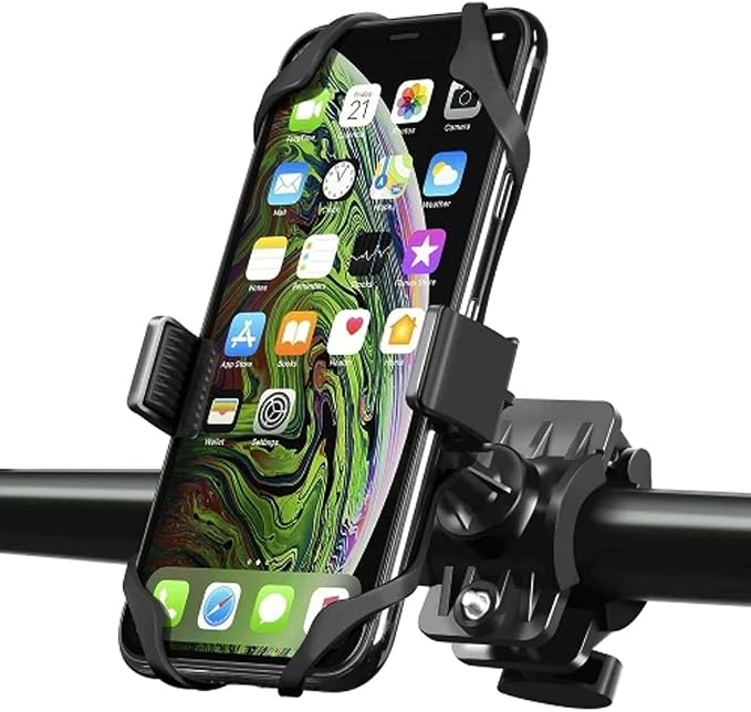Handlebar Bicycle Mount for Galaxy A03s A13 A14 A23 A53 A54 5G Phones - Silicone Holder Bike Non-Slip Strap Shockproof M9V Compatible with Samsung Galaxy A03s/A13/A14/A23/A53/A54 5G
