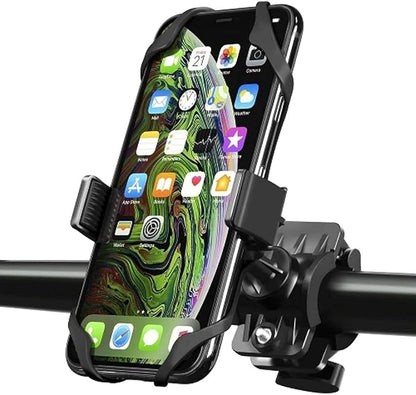 Handlebar Bicycle Mount for Galaxy A03s A13 A14 A23 A53 A54 5G Phones - Silicone Holder Bike Non-Slip Strap Shockproof M9V Compatible with Samsung Galaxy A03s/A13/A14/A23/A53/A54 5G