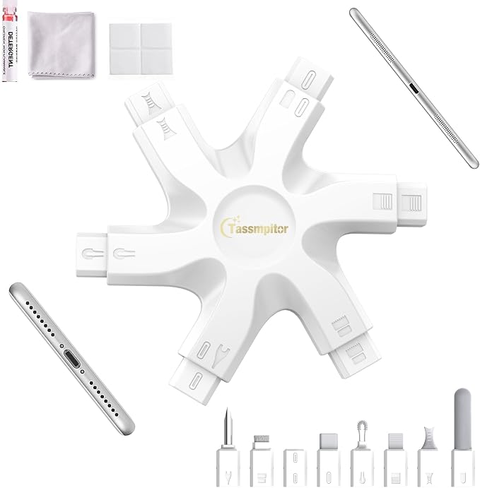 for iPhone Cleaning Kit Port Cleaner, Repair and Restore Tool for iPad Pro Watch Cell Phone Charging Port, Lightning Charger Cables Speaker Airpod Cleaning Putty Dust for All Devices