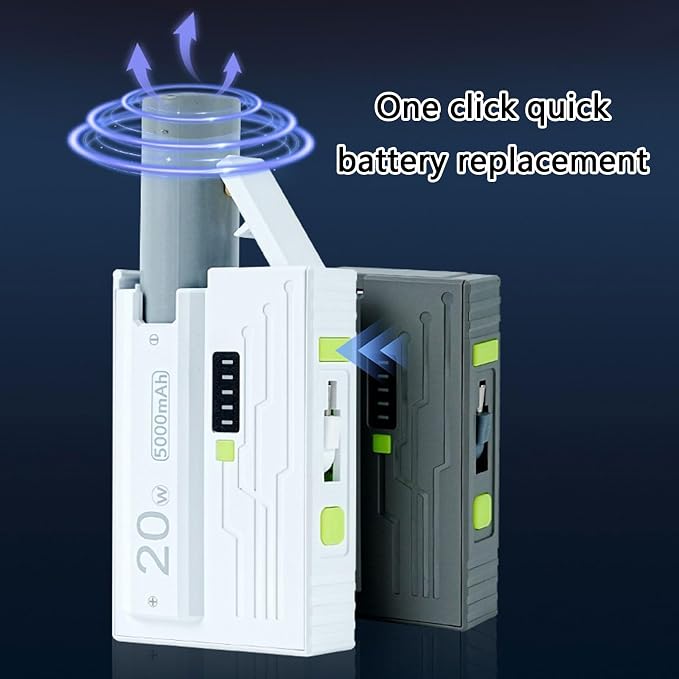 12700 Battery Charging Adapters Case Detachable NonWelding Design Portable Powerbanks Housing Shell Multiple Protections Type C Replaceable Battery Powerbank Case