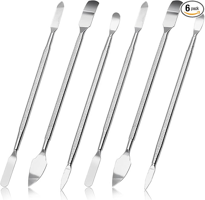 Repair Tool Kits, Spudger Pry Tool Kit, 6Pcs Double-Ended Stainless Steel Opening Tool, Ultra-Thin Prying & Open Tool for iPhone, Laptop, iPad, Cell Phone, MacBook, Tablet, Electronics Repair