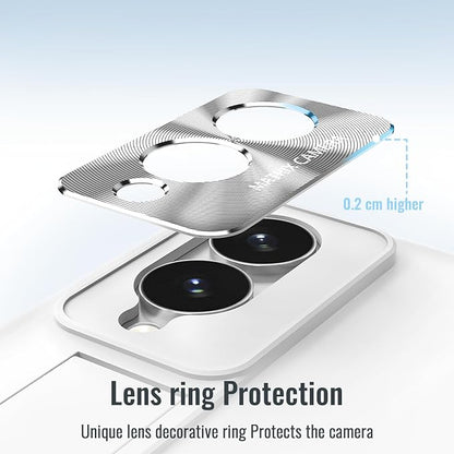for Samsung Galaxy Z Fold 8 Case with Wristband Stand, Built-in Screen & Lens Protection Shockproof Full Body Drop Fall Protection.(White)