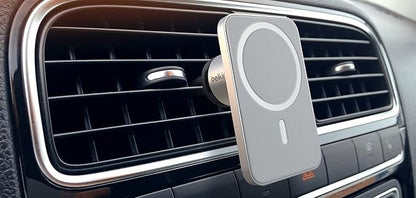 Belkin MagSafe Vent Mount Pro MagSafe iPhone Mount For Car - Silver