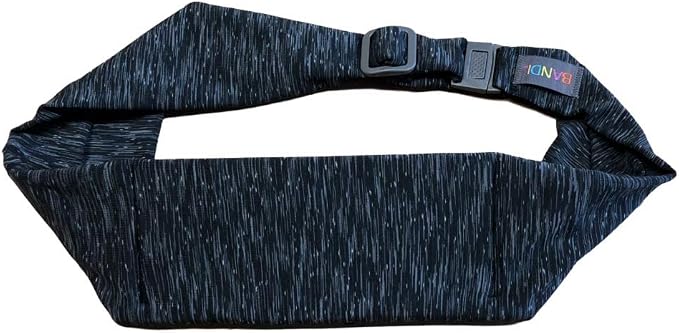 BANDI Running Belt for Women & Men – USA Made No-Bounce Adjustable Waist Pack & Secure Fanny Pack – Fits All Phones, Gels & Essentials – Zipper-Free, Medical Device Friendly