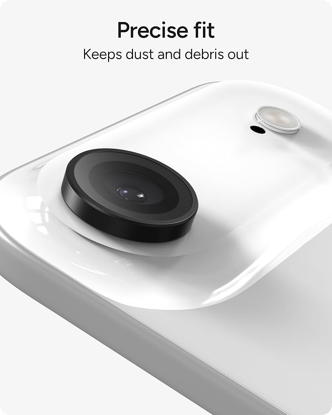 ZAGG iPhone Camera Lens Protector for iPhone Air - Black, Camera Ring, Maximum Impact & Scratch Protection, Anti-Reflective Technology, Smudge-Resistant, Precise Fit, Glass Elite