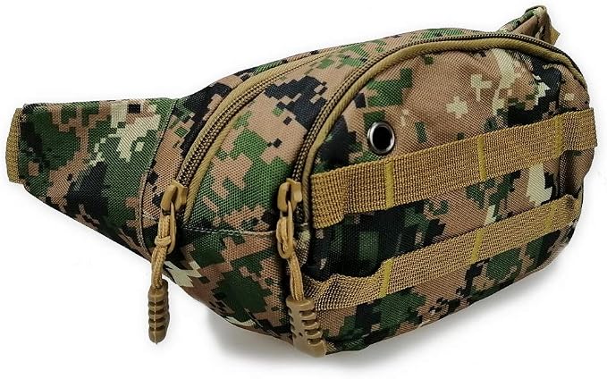 DAITET Crossbody Fanny Pack for Men&Women,Large Waist Bag & Hip Bum Bag with Adjustable Strap for Outdoors Workout Traveling Casual Running Hiking Cycling