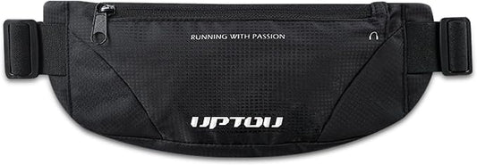Fanny Pack for Men Women,waterproof Waist Bag Packs with Adjustable Strap, Slim Running Phone Holder Belt bag money belt for travel,Hiking,Workout,Running Gear Accessories（Black）