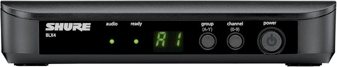 Shure BLX14/CVL Wireless Microphone System - 14-Hour Battery Life, 300 ft Range, UHF | Includes CVL Lavalier Mic, Bodypack Transmitter, Single Channel Receiver | H10 Band (BLX14/CVL-H10)