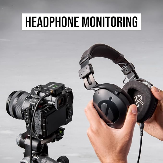 RØDE Wireless GO III (Gen 3) – Compact Wireless Mic – Pristine Audio, 32-bit Float Recording, Automatic Level Control, for Phones, Cameras and Computers (Black)