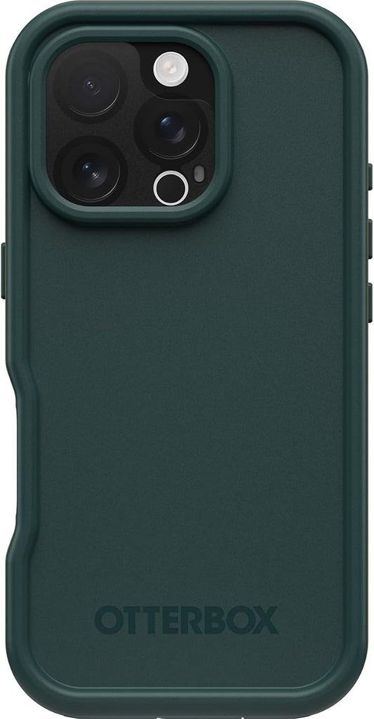OtterBox iPhone 16 Pro FRĒ Series Waterproof Case with MagSafe (Designed by LifeProof) - Sagebrush Green, Waterproof, 60% Recycled Plastic, Sleek and Stylish