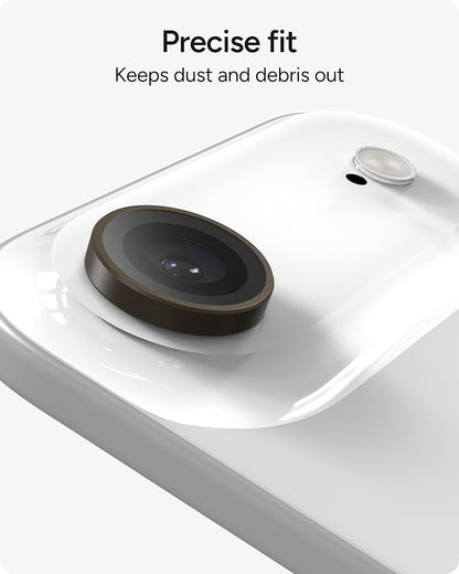 ZAGG iPhone Camera Lens Protector for iPhone Air - Beige Sandstone, Camera Ring, Maximum Impact & Scratch Protection, Anti-Reflective Technology, Smudge-Resistant, Precise Fit, Glass Elite