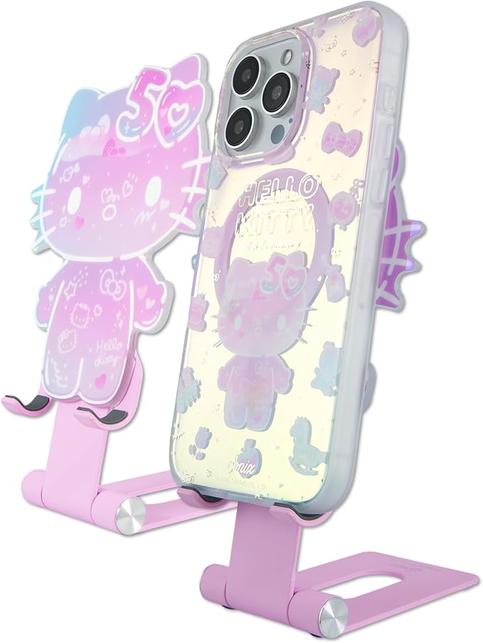 Sonix x Sanrio Character Phone Stand | Adjustable Cell Phone Holder, Desk Stand, Dock | Hello Kitty 50th Anniversary