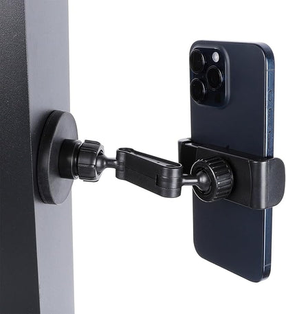 Gym Magnetic Phone Holder Mount Attach to Metal Surface, 360° Rotatable Heavy Duty Magnet Phone Mount for Gym Workout Record, Compatible with iPhone, Samsung, All Cell Phone