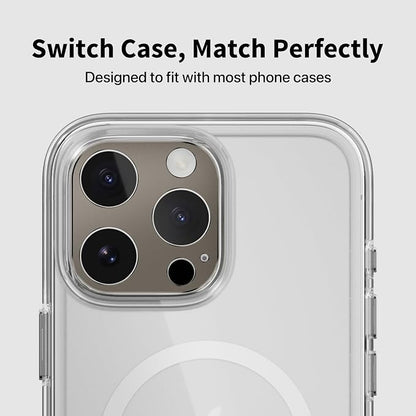 SWITCHEASY LenShield Aluminum Alloy Camera Lens Protector for 2024 iPhone 16 6.3" Pro, 16 6.9" Pro Max - Rosé Gold