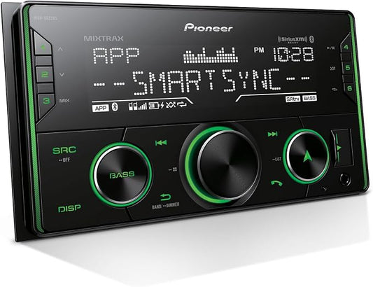 Pioneer MVH-S622BS Double Din Bluetooth Car Stereo with USB/AUX Inputs, Pioneer Smart Sync, and Hands-Free Calling for Enhanced in-Car Audio Experience
