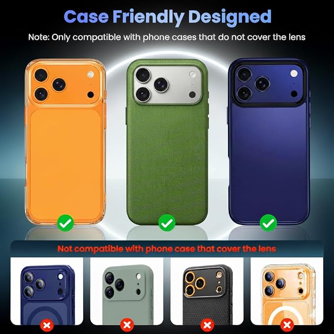 Glitter Bling Ring Camera Lens Protector cover for iPhone 17 Pro Max Women, for iphone 17 pro max camera protector 9H Hardness Tempered Glass Lens Protector, Anti-Scratch, Cosmic (sliver)