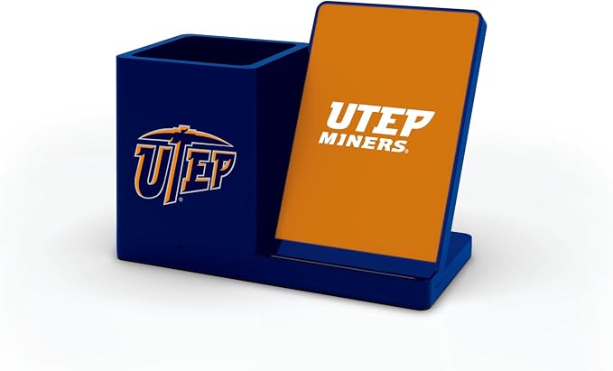 SOAR NCAA Unisex Wireless Charging Stand with Desktop Organizer