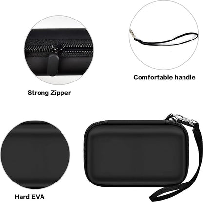 Travel Case for UCOMX for Nano/for Iseyyox/for LISEN/for RTOPS 3 in 1 Wireless Charger, Foldable Magnetic Charging Station Storage Holder Bag for Fast Charge Pad Cable and Adapter -Box Only (Black)