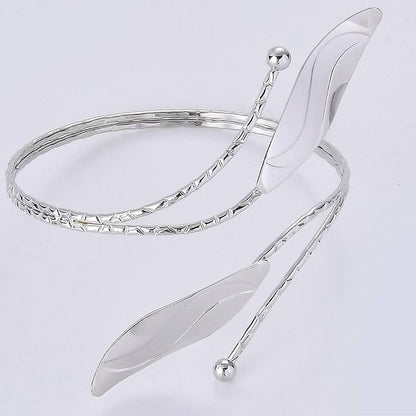 Suoirblss Metal Egyptian Arm Bracelet Upper Arm Cuff Jewelry Arm Bangles Armband for Women Wedding Gypsy Boho Armband