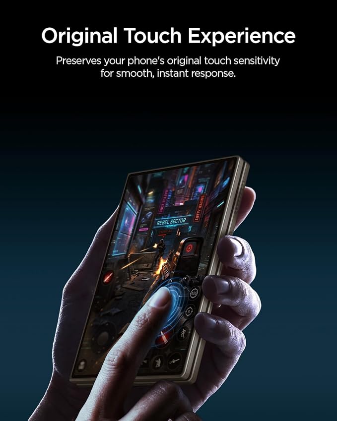 Spigen GlasTR EZ FIT Pro Screen Protector for Galaxy Z Fold 8 | 9H+ Tempered glass, Scratch resistance, Auto-align tray, Lab-tested 100% clarity, Original touch, Case-friendly, 2 Pack