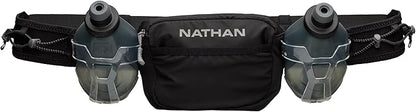 Nathan Running Belt Hydration with Flasks, Storage Pockets, Trail Mix Plus, Running Water Bottle Belt, Insulated, Walking, Hiking