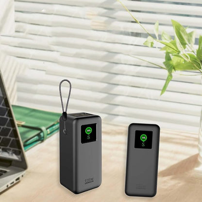 Case for UGREEN Nexode Power Bank 20000mAh 130W,NOUKAJU Silicone Protective Case,Drop-Proof,Scratch-Proof,Shock-Proof,Protective Cover for UGREEN 20000mAh 130W Power Bank(Black)