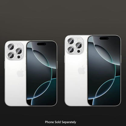 SAHARA - Ultra-Strong Camera Lens Protector for iPhone 16 Pro/16 Pro Max (2-Pack), Glitsen, (ZD00165)