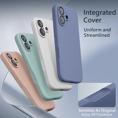 FireNova Magnetic for iPhone 17 Case, Compatible with MagSafe, [Integrated Silicone Camera Control Button] [Camera Protection] Anti-Scratch Microfiber Lining Phone Case, 6.3", Lavender Gray