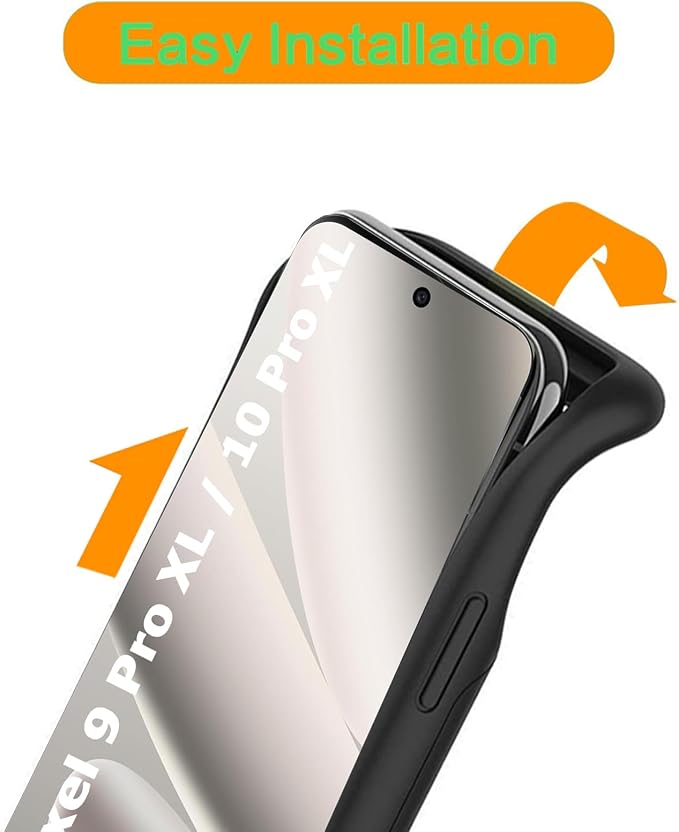 Battery Case for Pixel 9 Pro XL/10 Pro XL,10000mAh Portable Protective Wireless Case Support Carplay Compatible with Pixel 9/10Pro XL(6.8 inches) Rechargeable Extended Battery Charger Cover (Black)