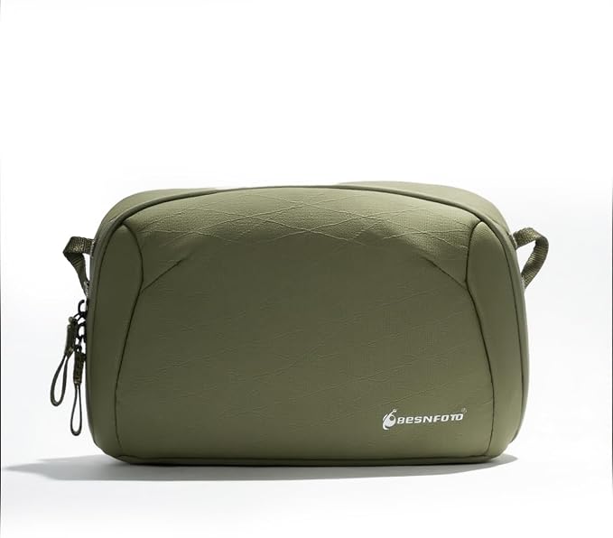 Besnfoto Electronic Organizer Travel Accessory Tech Pouch Waterproof Carrying Case for Accessories Charger, Adapter, Cables, Power Bank with Removalbe Shoulder Strap