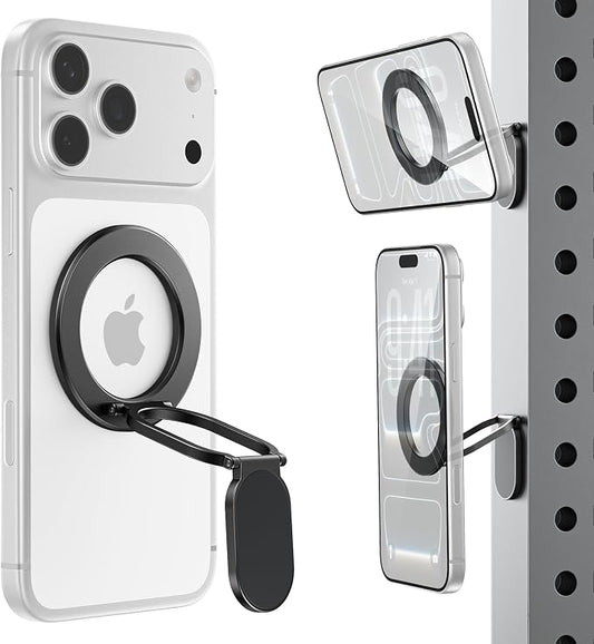 SUPERONE [2026 Upgraded] Magnetic Phone Ring Holder for MagSafe, Dual-Sided Removable Magnetic Phone Grip with Kickstand, Super Magnet Ring for iPhone 17/16/15/14/13/12 MagSafe Accessories, Androids