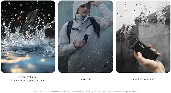Nitecore NB Air 5000mAh Ultra Lightweight and Slim Power Bank, USB-C Port for Phones, Smart Watches, Earbuds, Flashlights, and Headlamps