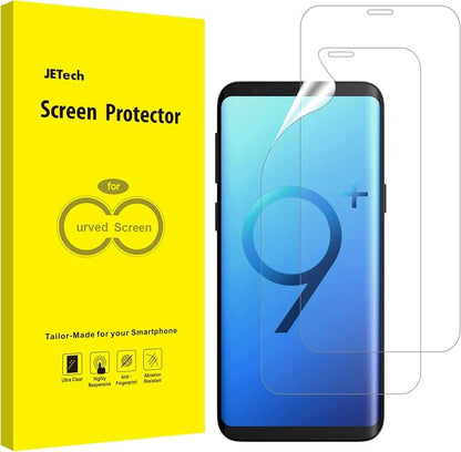 JETech Screen Protector for Samsung Galaxy S9 Plus, 2-Pack | Self-Healing TPU Film, HD Clear, Anti-Scratch Protection, Bubble-Free Installation