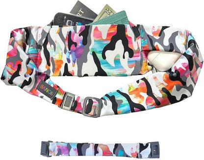BANDI Plus Size Fanny Pack for Women – Travel-Ready Pocket Belt for Phone, Passport, Keys, Money, & Medical Devices, Adjustable Fit, Comfortable - Rio