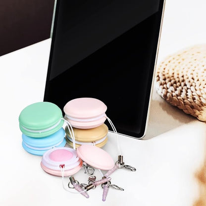 NUOBESTY 18Pcs Macaron Mobile Phone Screen Cleaning Screen Cleaner Tools Screen Wipe Pendant Screen Cleaning Ball for Phones Laptop Tablet Screens
