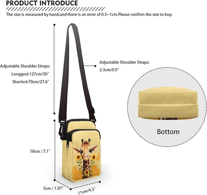 DISNIMO Small Crossbody Bags for Women Trendy Cross Body Cell Phone Shoulder Bags Purses with Adjustable Strap