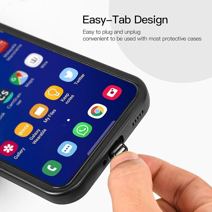 10X USB C Anti Dust Plug, USB Type C Dustproof Cover Protector Port Cover with Easy-Grip Tab Lanyard for iPhone 17/17 Pro/17 Pro Max/16 15 Pro Max, Samsung Galaxy S25 S24 S23 S22 S21,All USB C Devices
