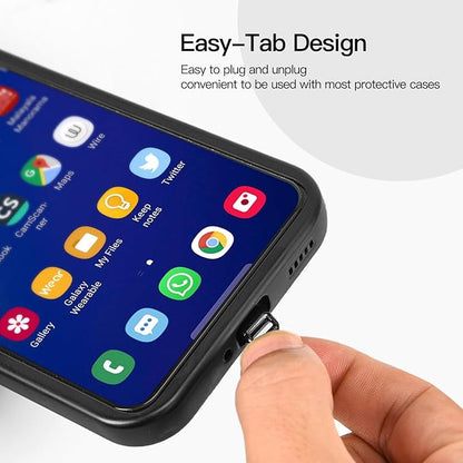 10X USB C Anti Dust Plug, USB Type C Dustproof Cover Protector Port Cover with Easy-Grip Tab Lanyard for iPhone 17/17 Pro/17 Pro Max/16 15 Pro Max, Samsung Galaxy S25 S24 S23 S22 S21,All USB C Devices