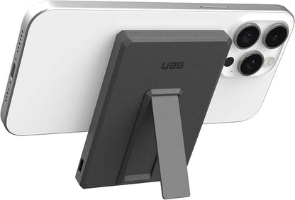 URBAN ARMOR GEAR UAG 5000mAh Power Bank SRGE 20W USB-C Slim Magnetic Wireless Portable Charger Fast Charging Battery Pack w/Kickstand Compatible with iPhone 17, Samsung Galaxy S26, Black/Grey