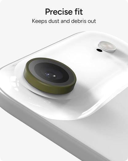ZAGG iPhone Camera Lens Protector for iPhone Air - Green Sea Kelp, Camera Ring, Maximum Impact & Scratch Protection, Anti-Reflective Technology, Smudge-Resistant, Precise Fit, Glass Elite