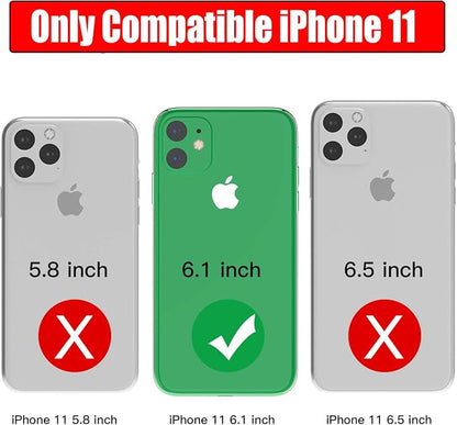 Battery Case for iPhone 11, 10000mAh High Capacity Portable Charger Case Rechargeable Smart Battery Pack Charging Case with Wireless Charging Support Carplay Compatible for iPhone 11 (6.1 inch)-Black