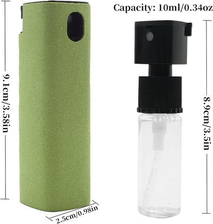 Electronic Touch Screen Cleaner Spray and Wiper, Car Laptop Phone Computer TV Screen Cleaning Accessories for MacBook Display iPad iPhone, Fingerprint Eraser for Screens of Mac - Yellow Green Blue